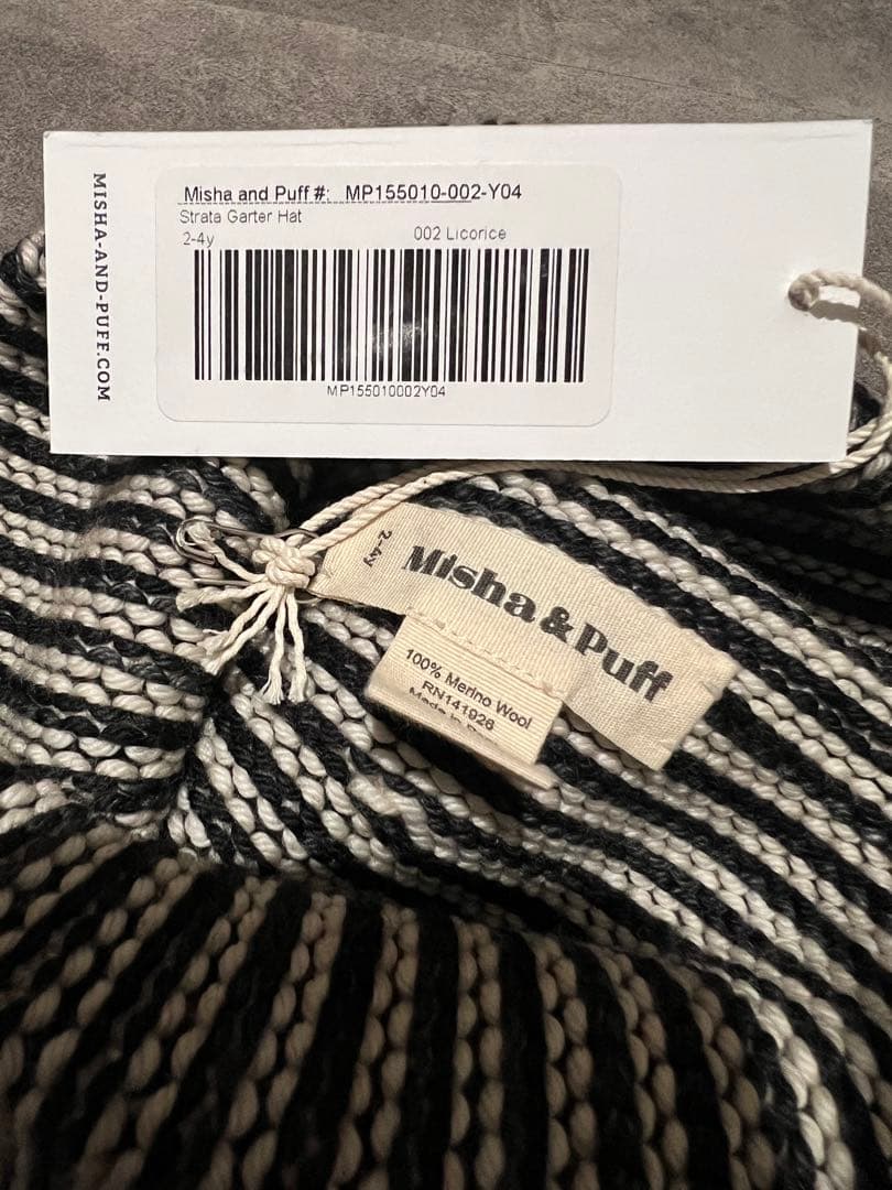 【美品】Misha & Puff Garter Hat 2-4y
