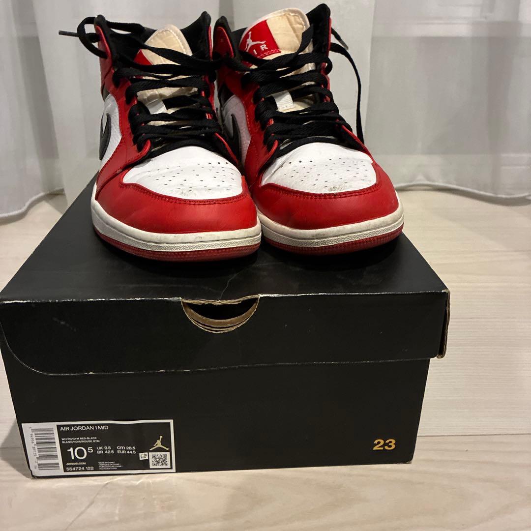 Nike Air Jordan 1 シカゴカラー 26.5cm 赤 白 黒