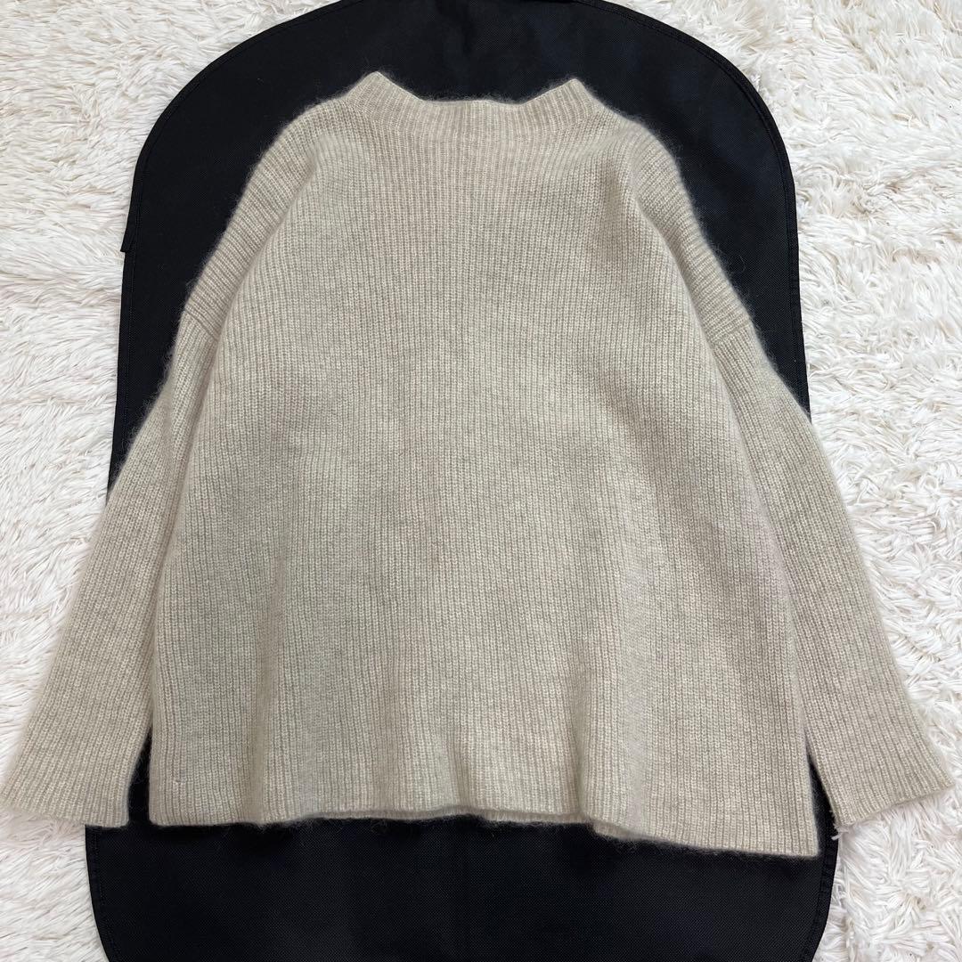 evam eva ヤクニットプルオーバー ベージュ 近藤ニット セーター