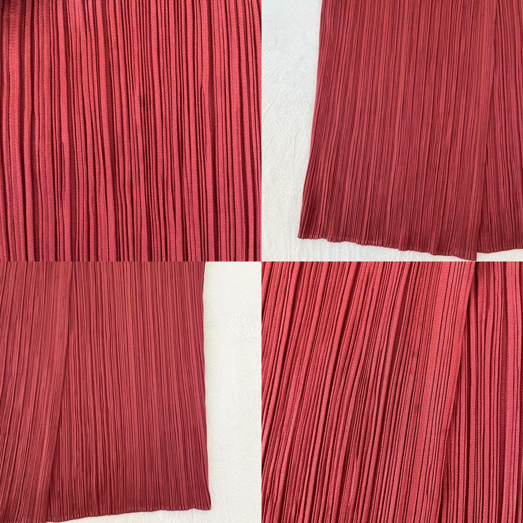 美品　プリーツプリーズ　羽織り　1ボタン　トップス　カーディガン　ブラウス　4