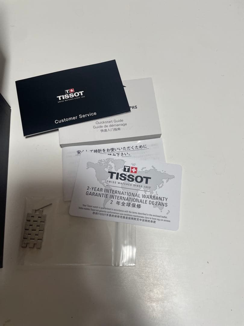 TISSOT クォーツ時計 シルバー/ゴールド