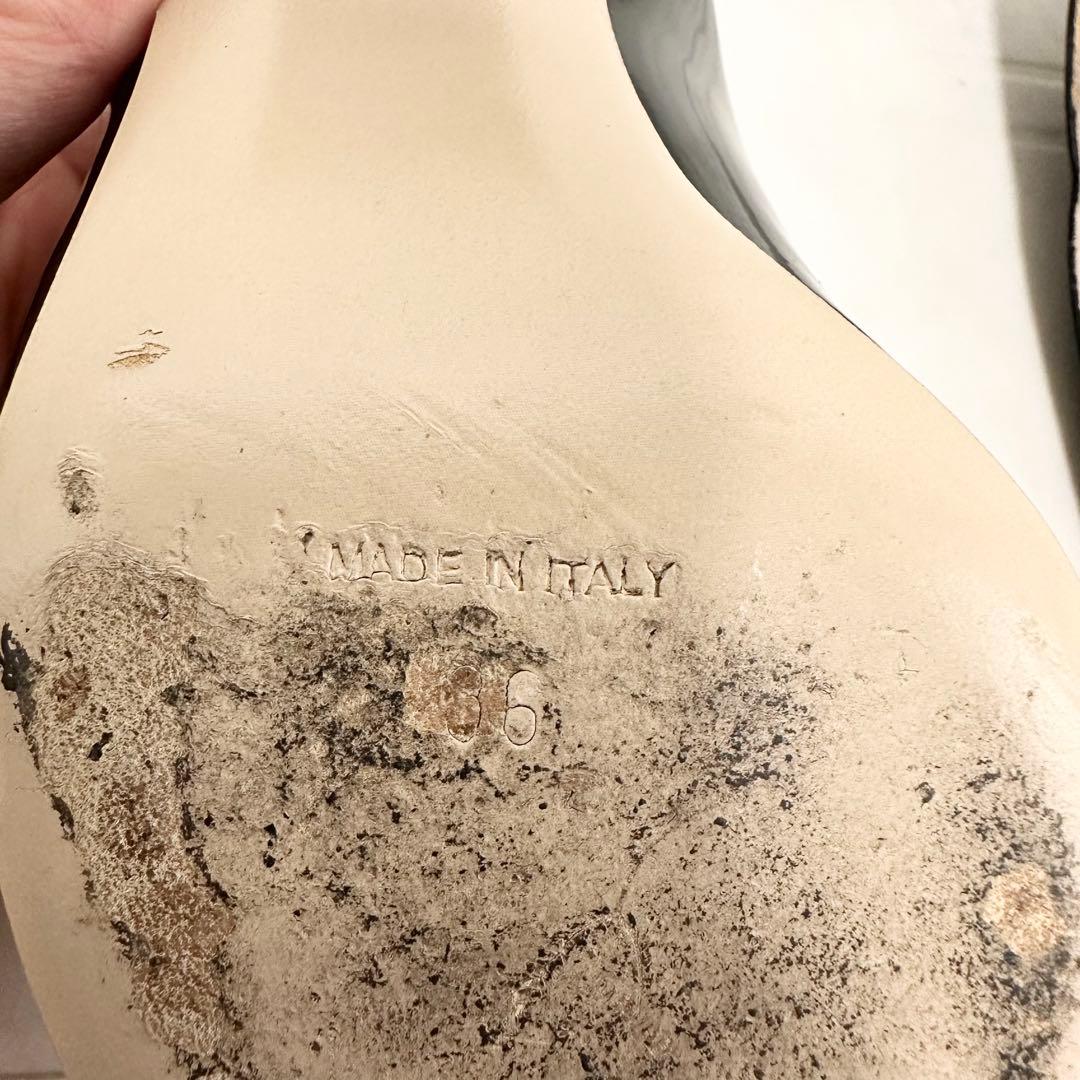 美品 MIUMIU パンプス 23cm 猫モチーフ クリスタル付　ブラック