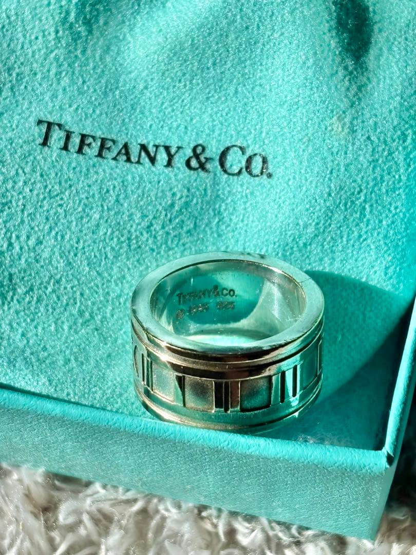 ティファニー アトラス ワイドリング SV925 15号相当 US7.5