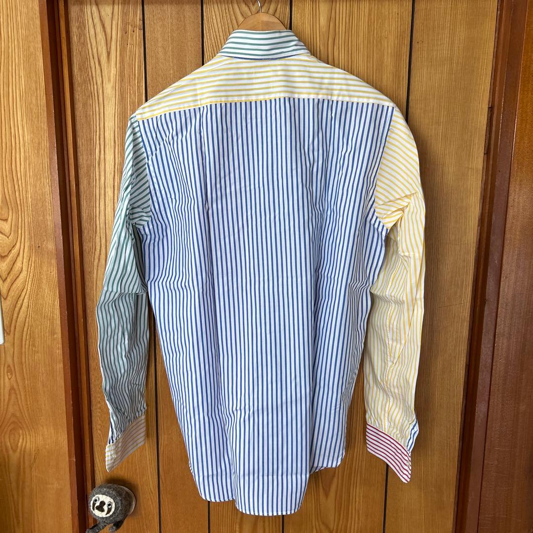 レア USA製 Brooks Brothers マルチカラー ストライプシャツ