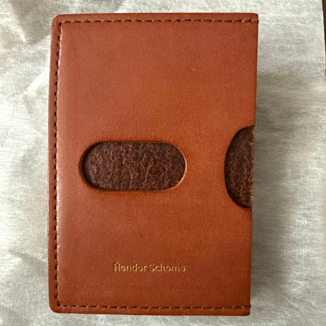 エンダースキーマ ミニマムウォレット ブラウン パスケース