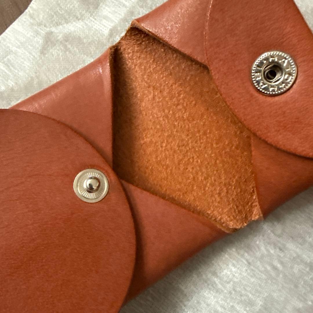 エンダースキーマ ミニマムウォレット ブラウン パスケース