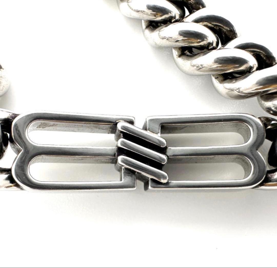 M3926 BALENCIAGA バレンシアガ BBロゴ チェーンブレスレット