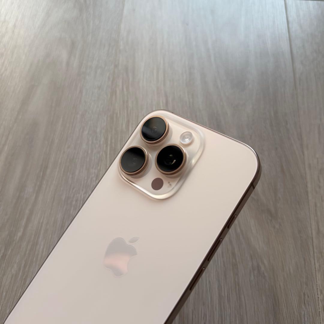 【極美品】iPhone 16 Pro 128GB デザート 100%