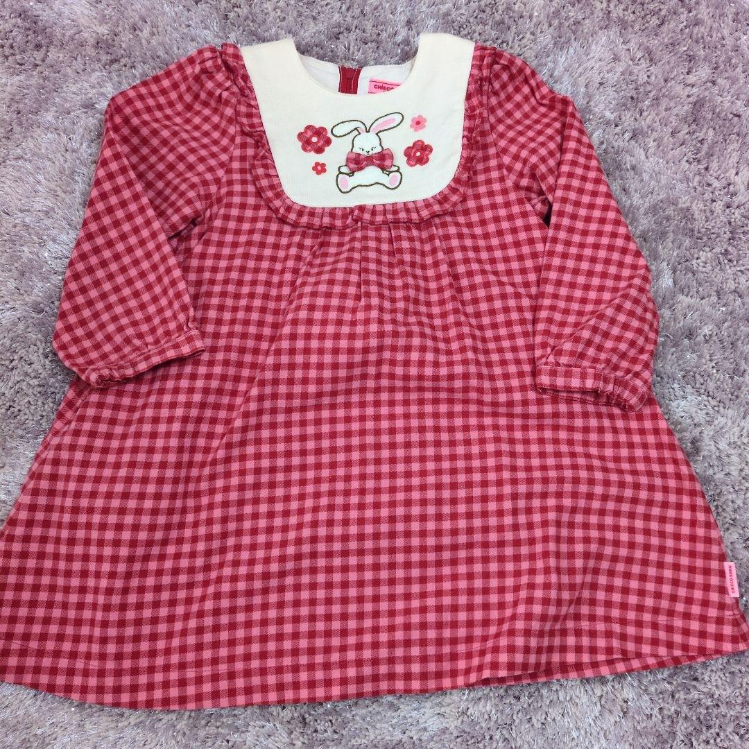 CHIECO SAKU チェック柄ワンピース 100