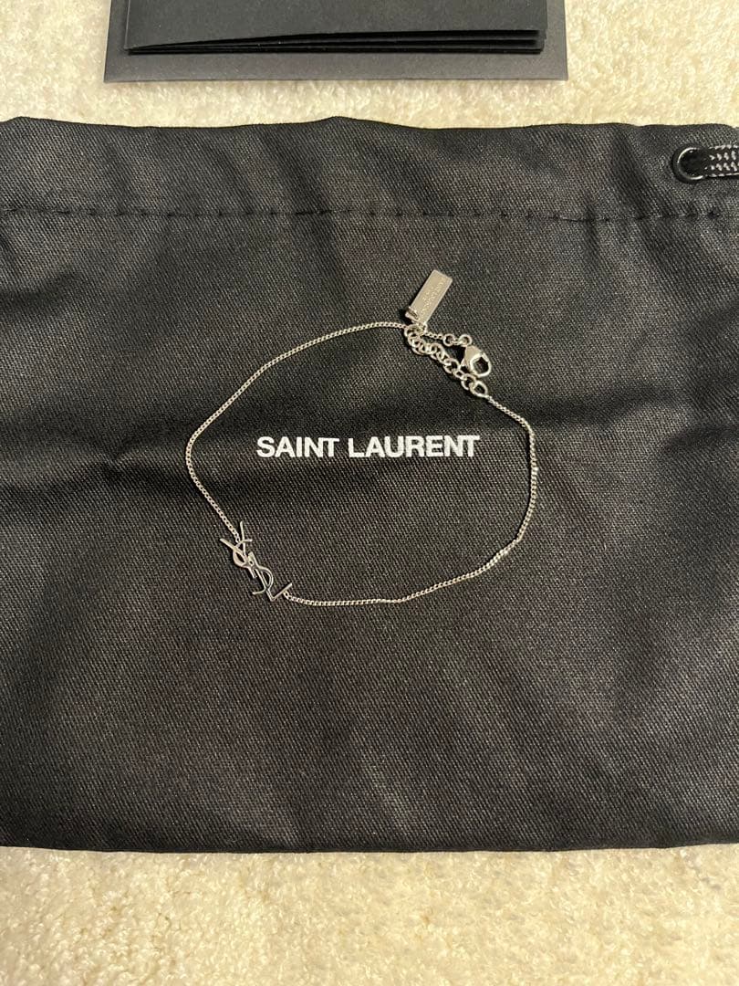 サンローラン　イヴ・サンローラン　ysl ブレスレット　シルバー