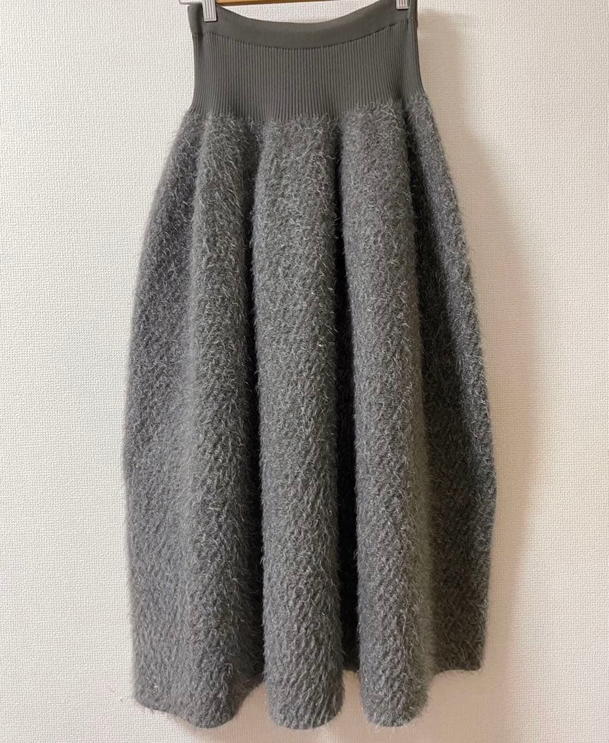 【sale】CFCL pottery ラメ　スカート グレー　サイズ1