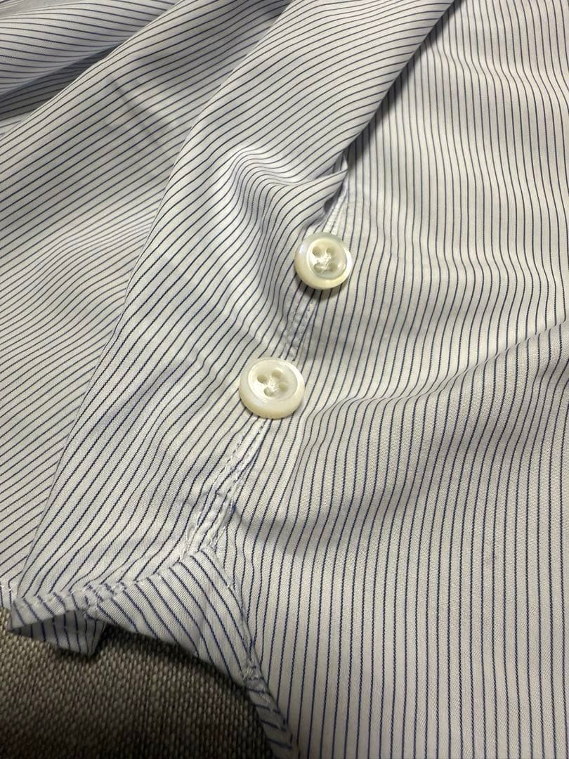 【新品】Cesare Attolini／B.Dストライプ／ブルー／ホワイト