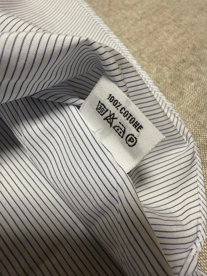 【新品】Cesare Attolini／B.Dストライプ／ブルー／ホワイト