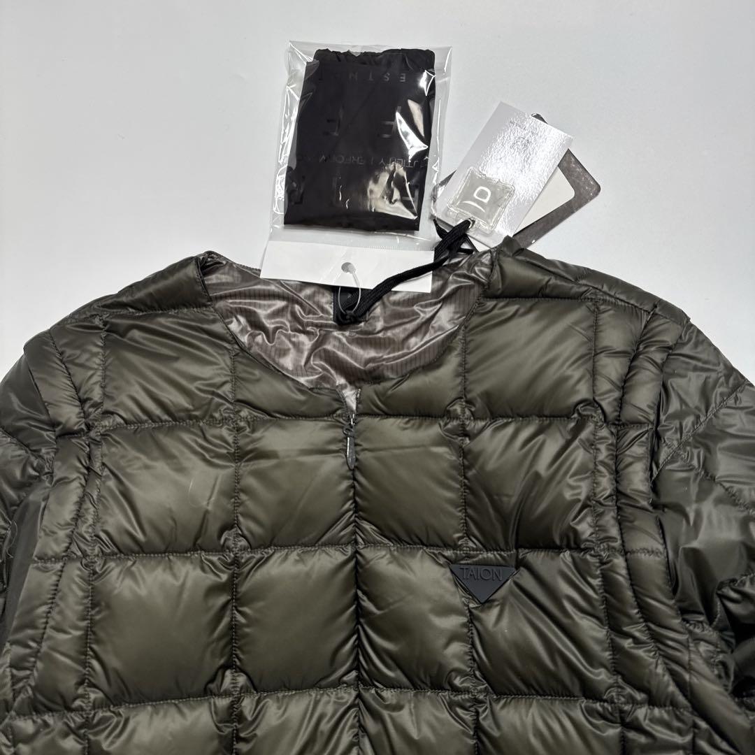 【新品】TAION EXTRA 2wayダウンジャケット　カーキ　L