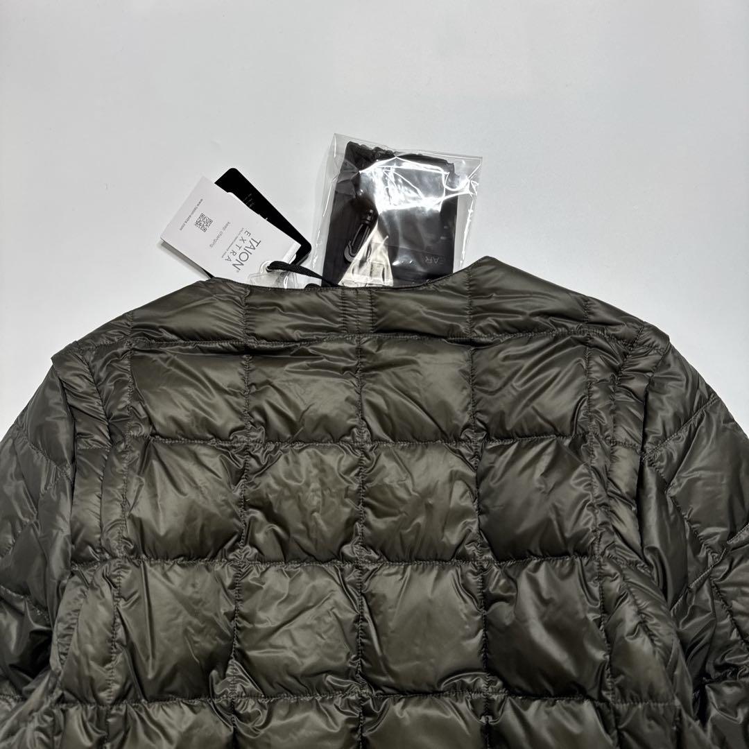 【新品】TAION EXTRA 2wayダウンジャケット　カーキ　L