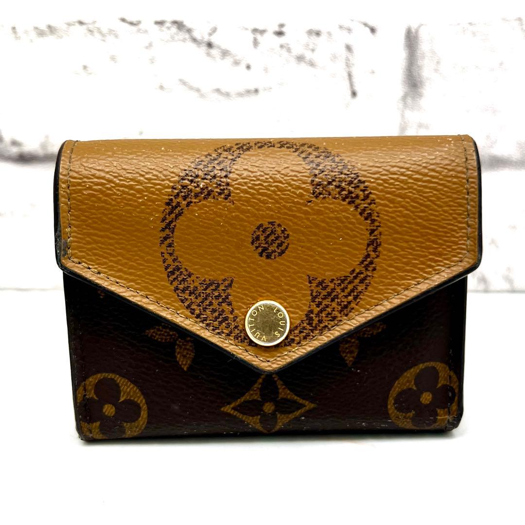 ルイヴィトン モノグラムリバース ポルトフォイユ ゾエ ジャイアントM80725