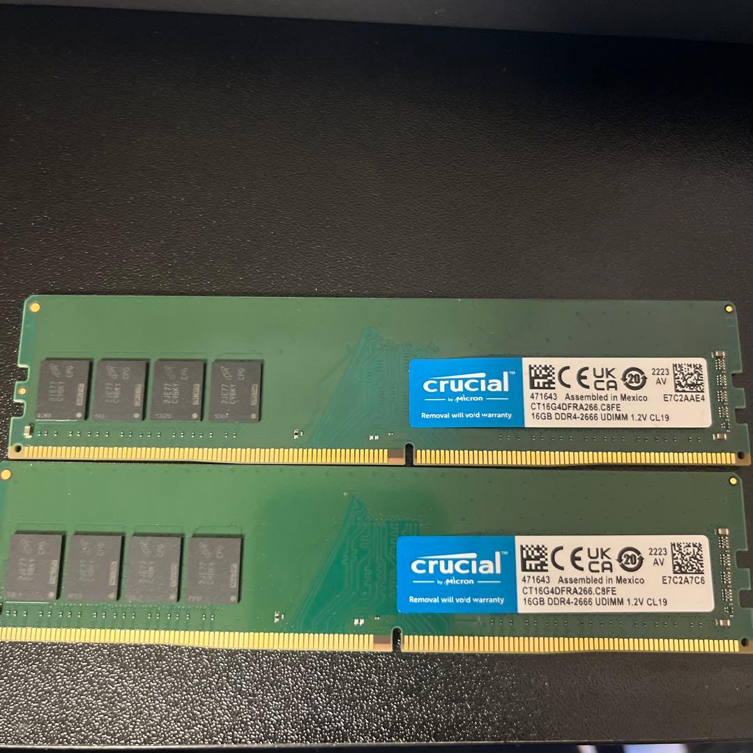Crucial 16GB×2 32GB メモリ