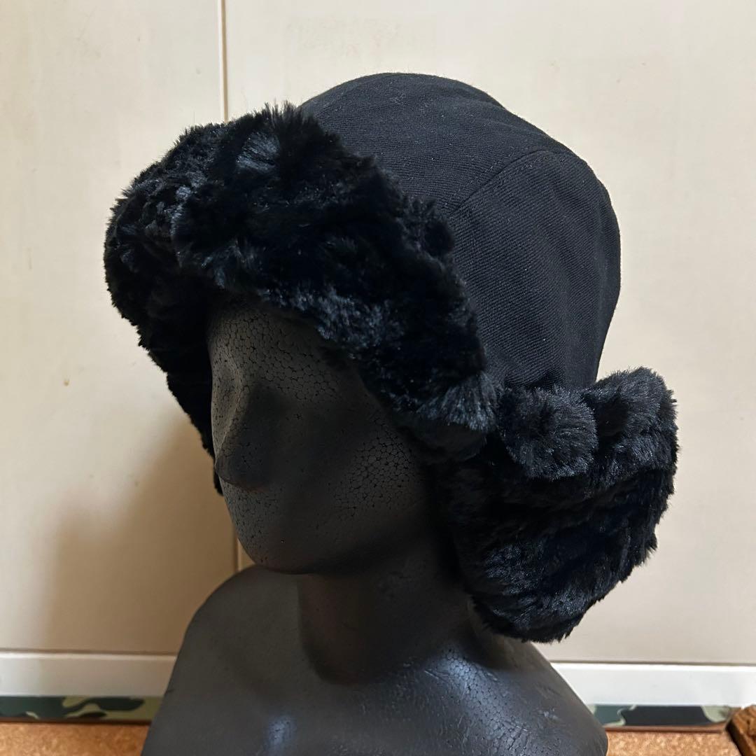 美品 LIMI feu ヨウジヤマモト フライトキャップ ブラック