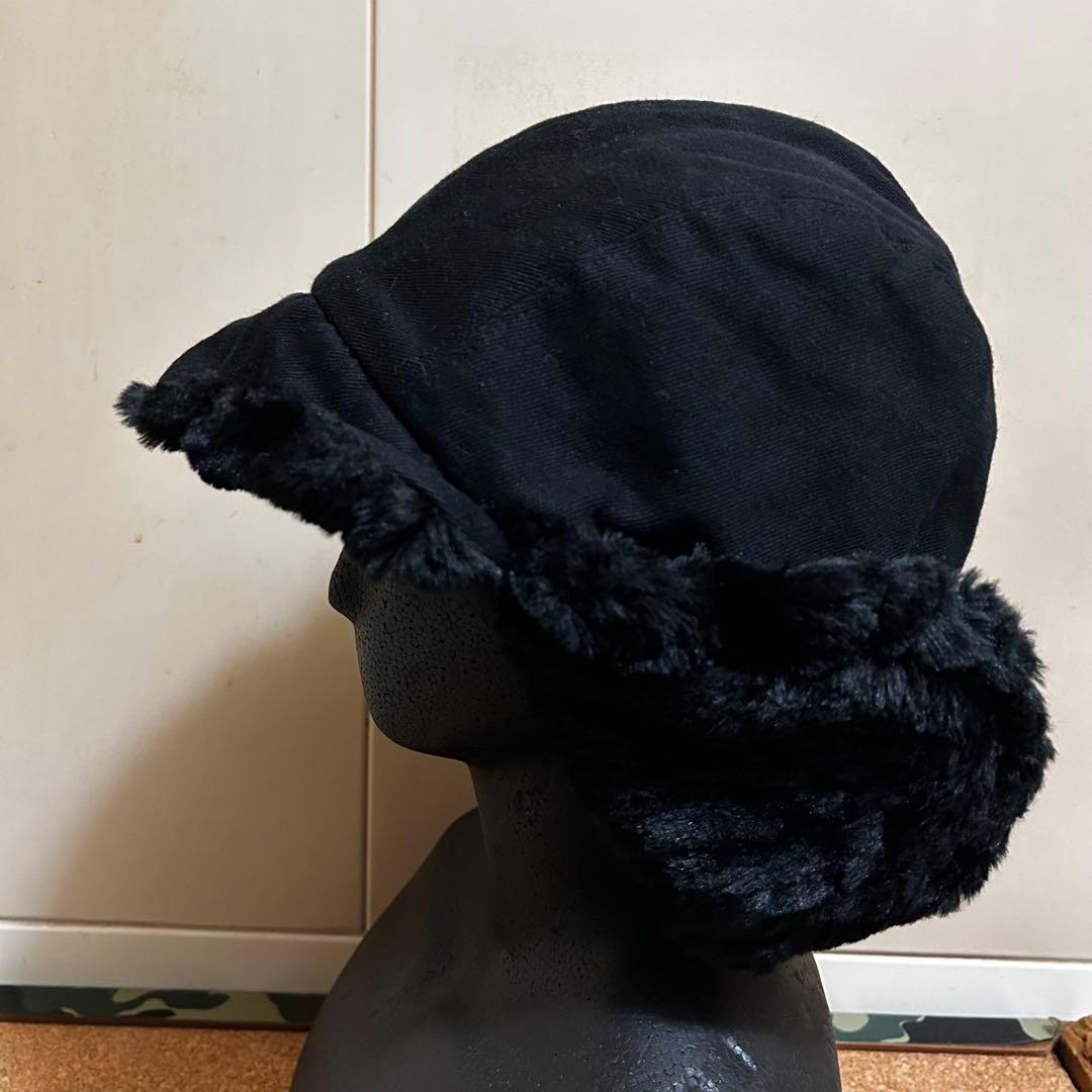 美品 LIMI feu ヨウジヤマモト フライトキャップ ブラック