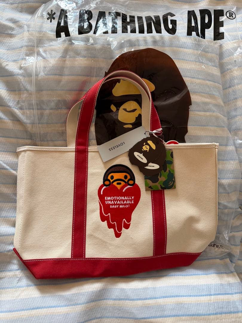 新品 bape ape baby milo ベイビーマイロ loveless