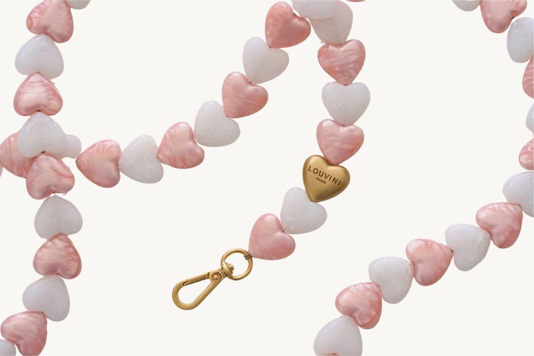 LOUVINI ルヴィニ PETIT CUORE ハート スマホチェーン 新品