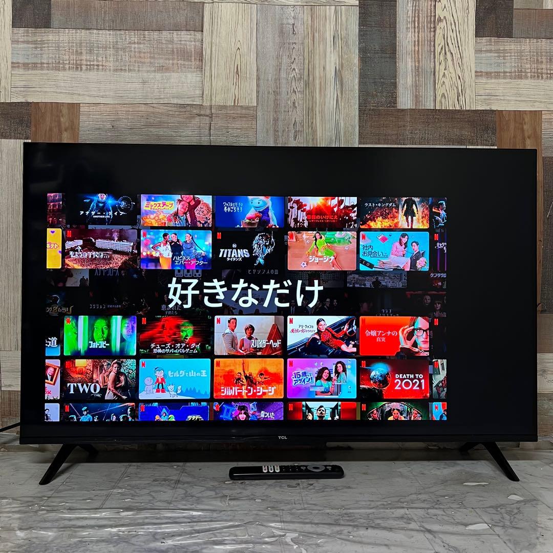 全国送料込❣️昨年購入TCL 43V型 4K Google TV チューナーレス