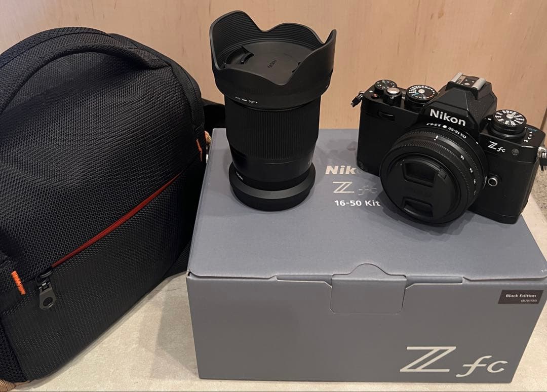 Nikon Z fc 16-50kit + SIGMA16mm/f1.4単焦点