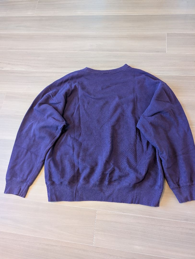 90's OLD GAP 前Vブランクスウェット 紫 USA製