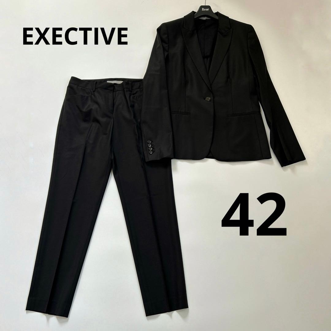 大きいサイズ◇セオリーリュクス　エグゼクティブ　テーラード　テーパードパンツ