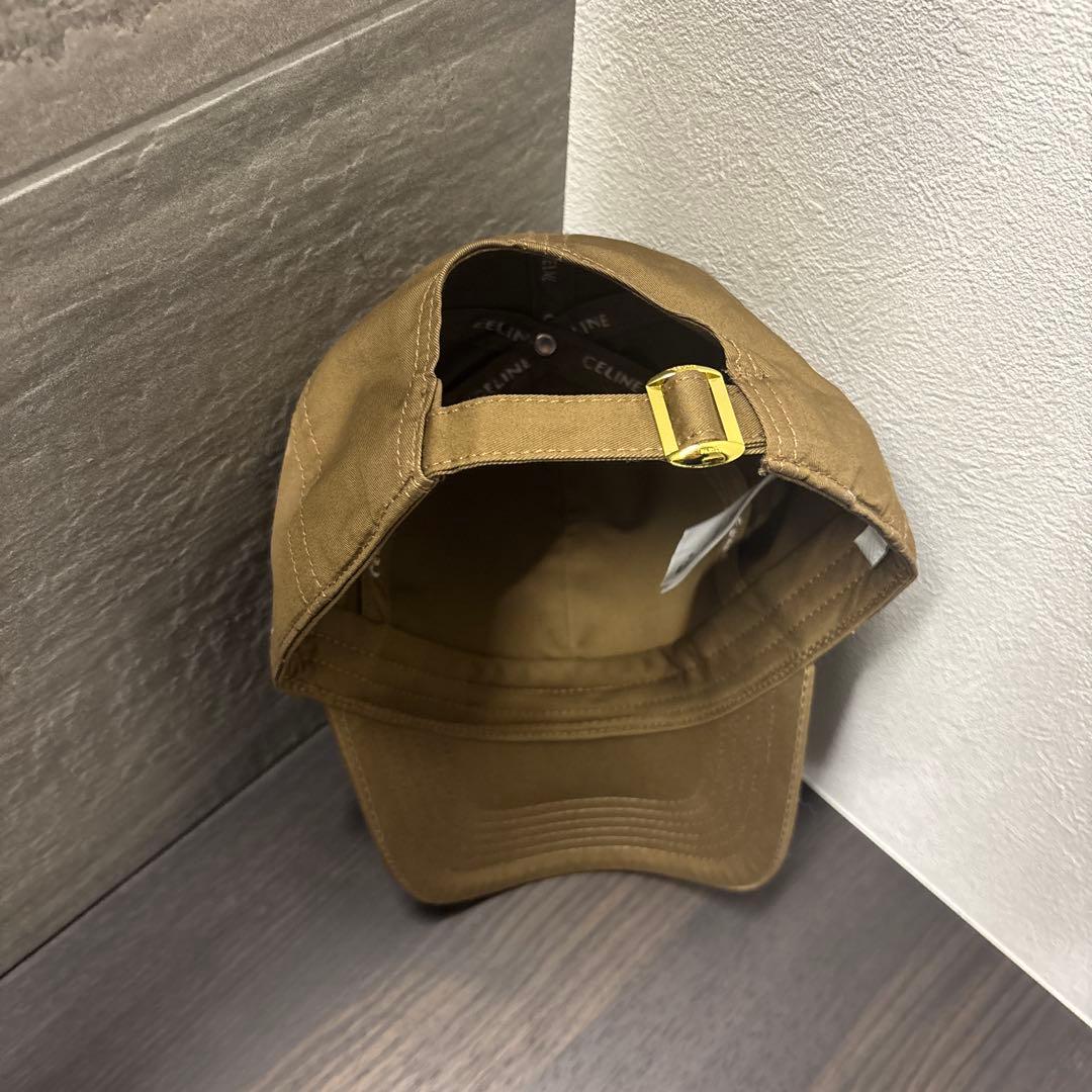 CELINEキャップ ベージュ M 美品