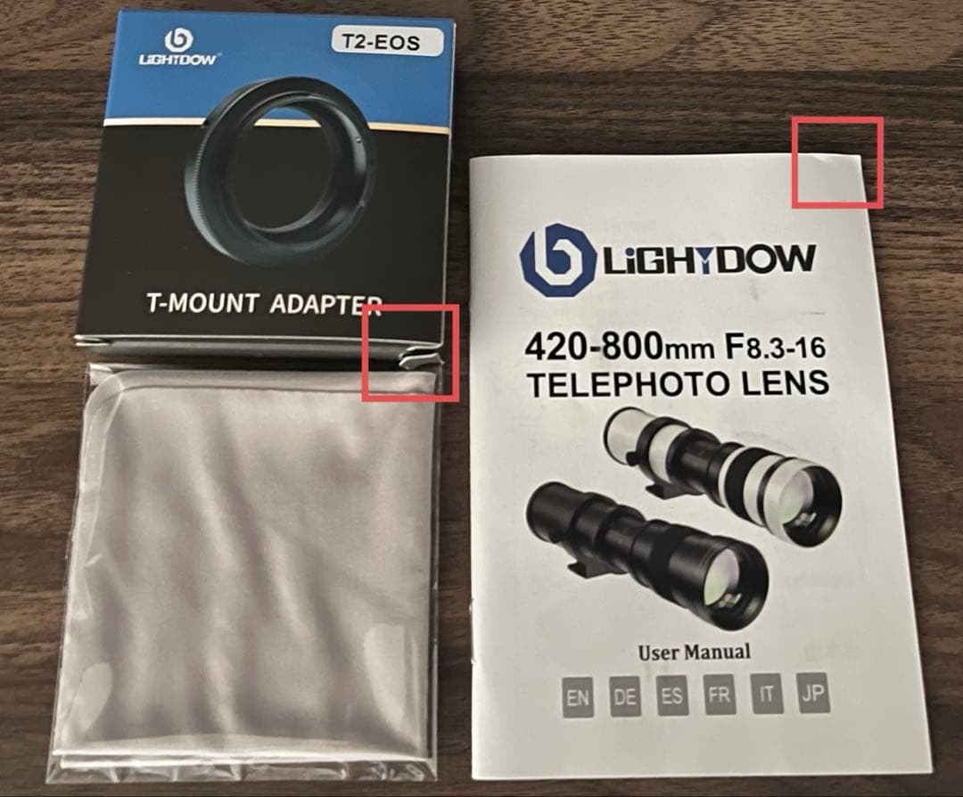 Canon対応　Lightdow 望遠ズームレンズ 420-800mm