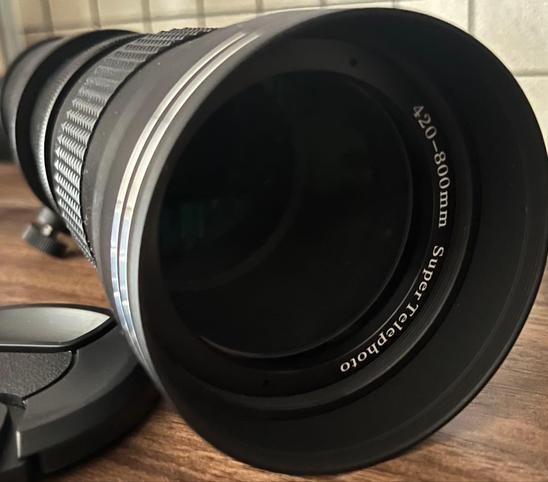 Canon対応　Lightdow 望遠ズームレンズ 420-800mm