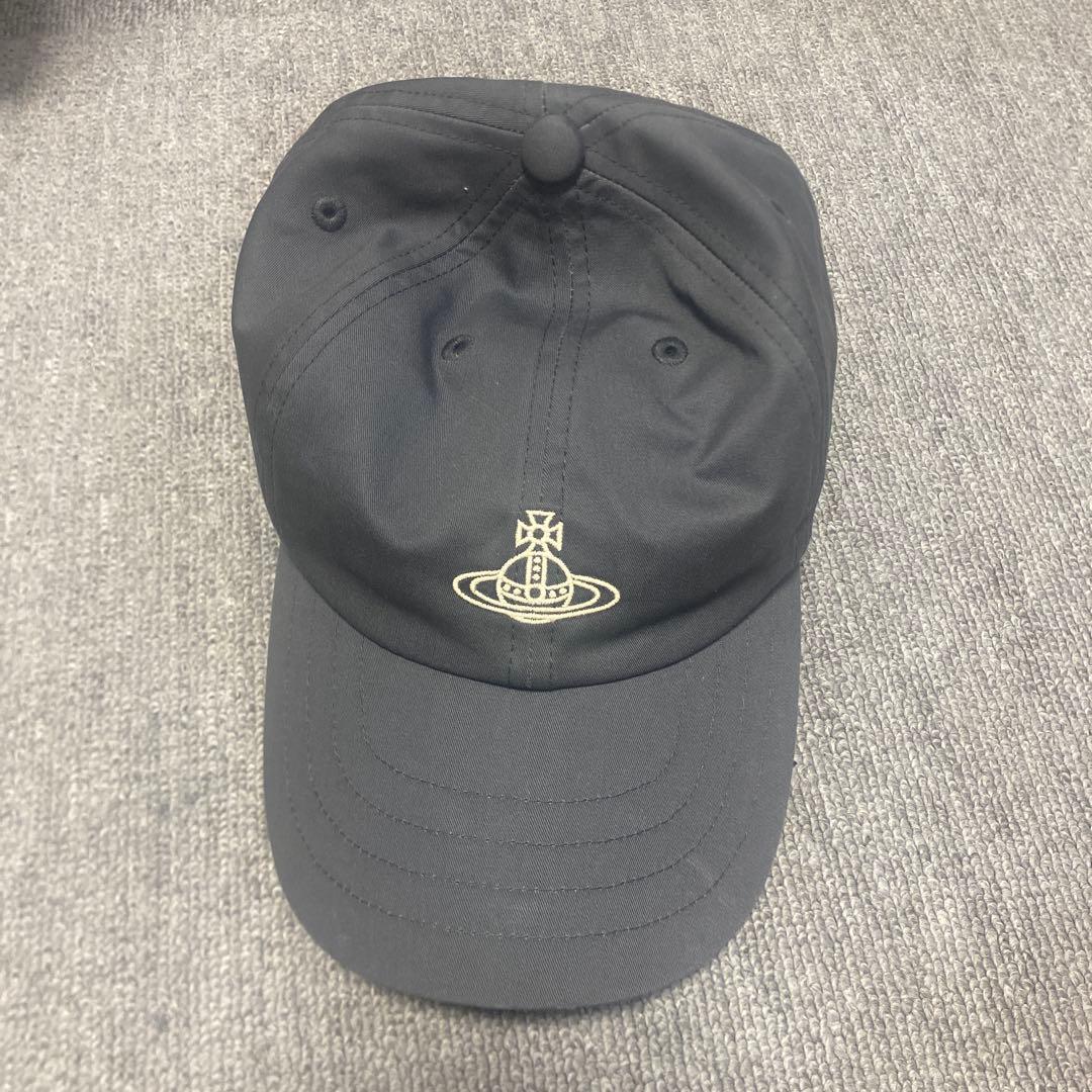 Vivienne Westwood 黒 キャップ フリーサイズ