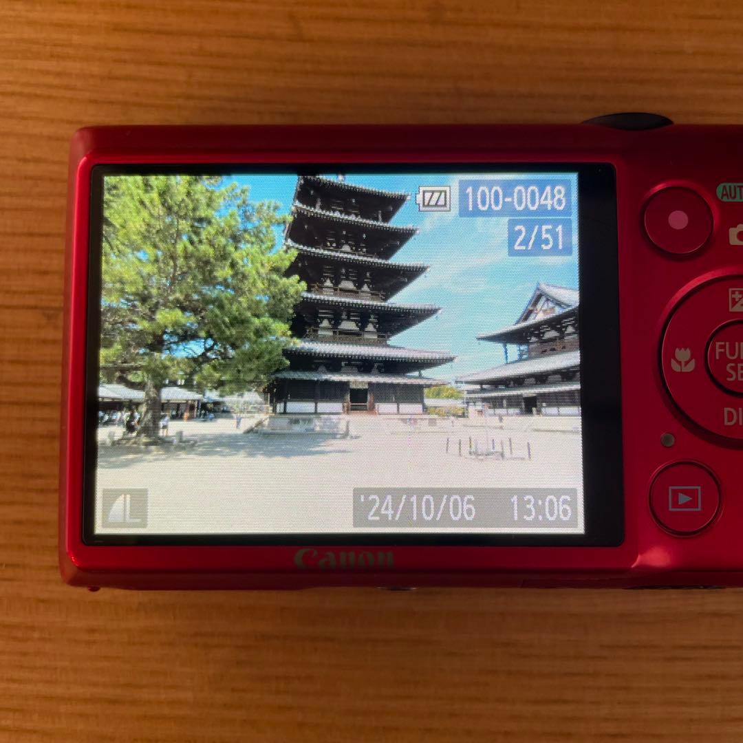 Canon IXY 410F レッド キヤノン コンパクトデジタルカメラ