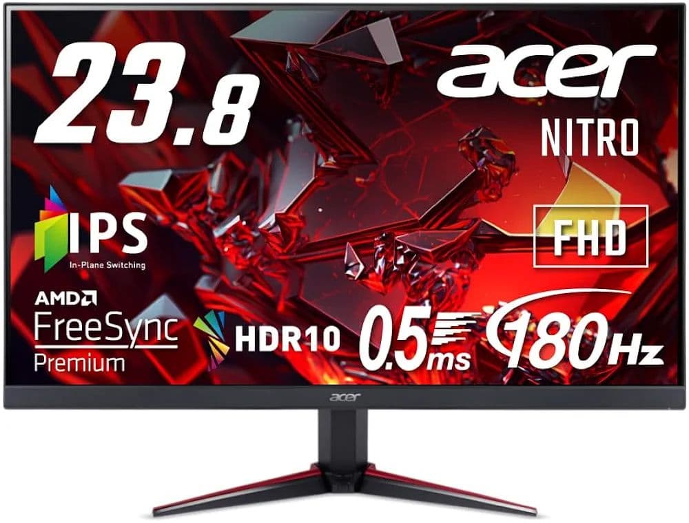 Acer ゲーミングモニター VG240Y M3bmiipx 180Hz