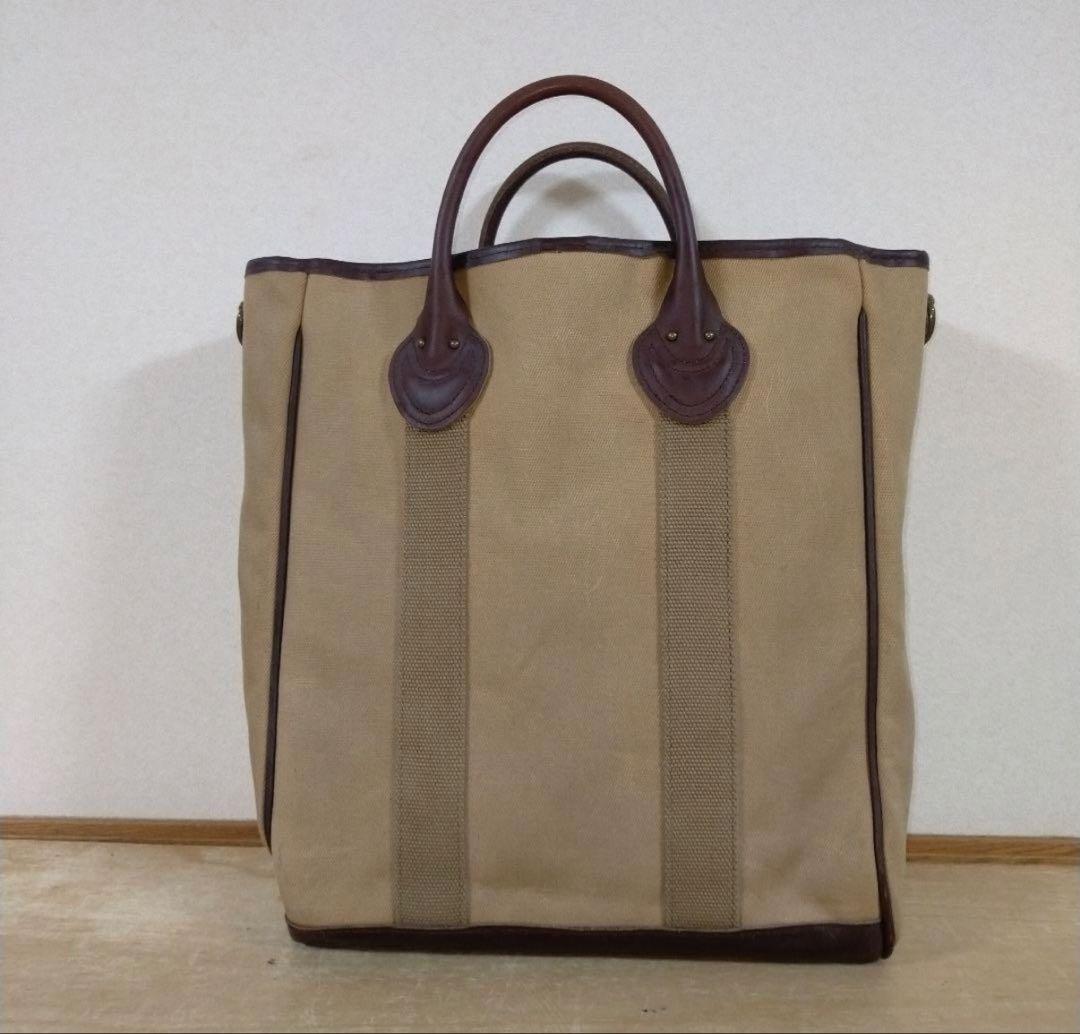 LLBeanSIGNATURE2wayレザーハンドルトートバッグ