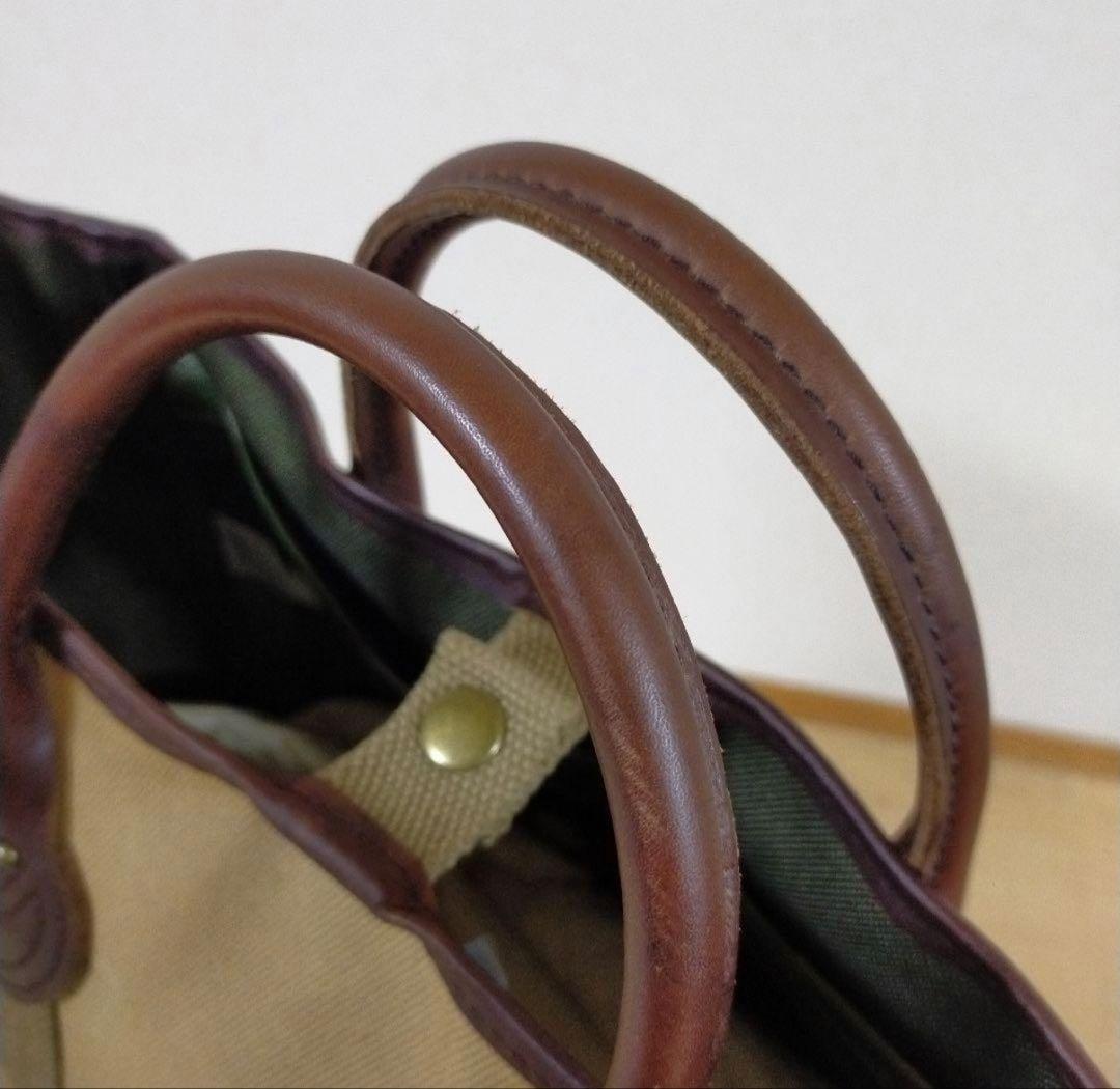 LLBeanSIGNATURE2wayレザーハンドルトートバッグ