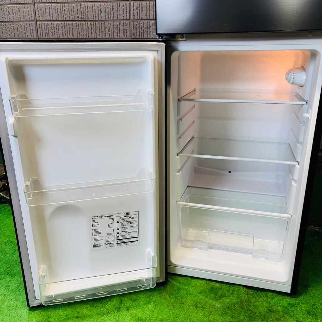 maxzen 138L 冷蔵庫 一人暮らし 訳あり ガンメタ【地域限定配送無料】