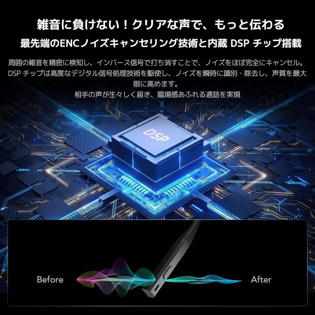 Nuroum OpenEar Pro2 オープンイヤー イヤホン ワイヤレス