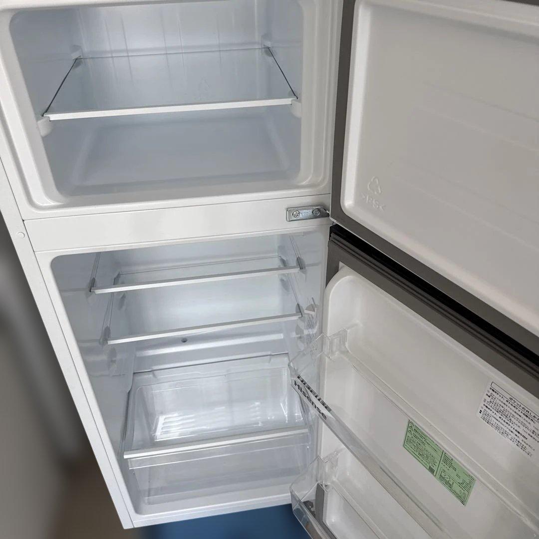 名古屋近郊限定　2024年 ハイセンス 冷蔵庫　124L 美品