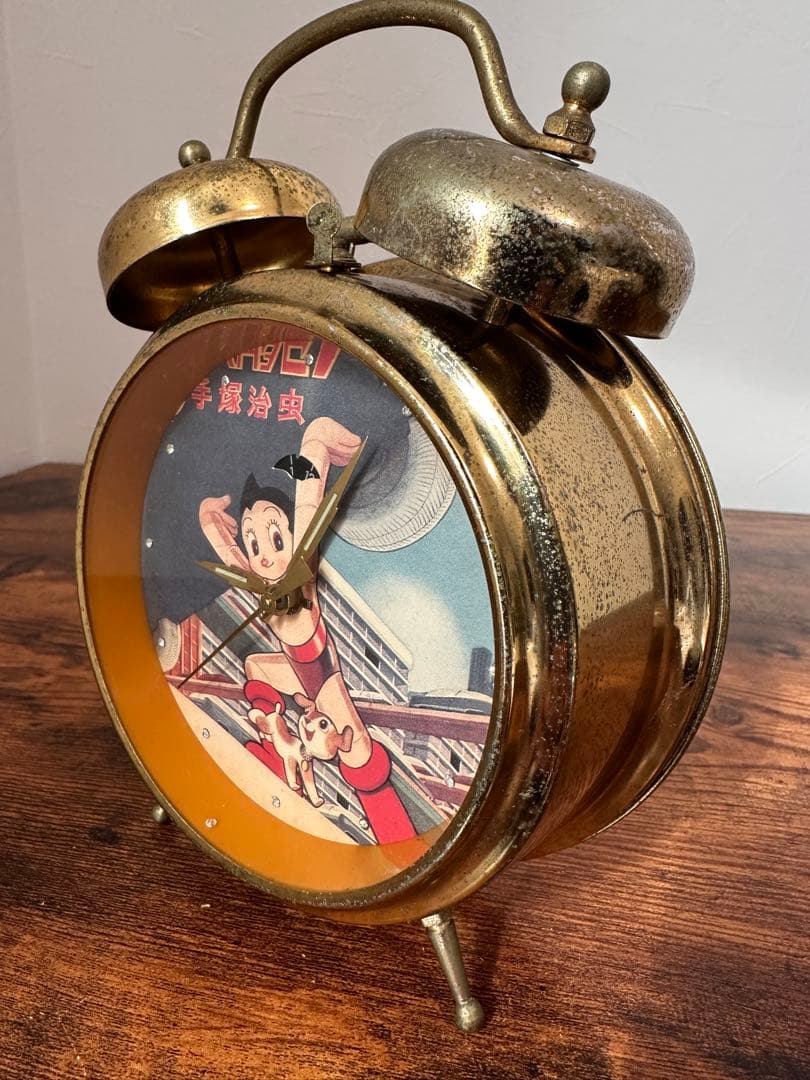 希少　レトロ　鉄腕アトム　目覚まし時計（手巻き）