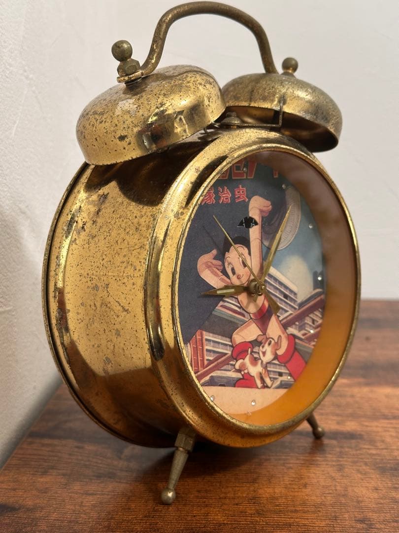 希少　レトロ　鉄腕アトム　目覚まし時計（手巻き）