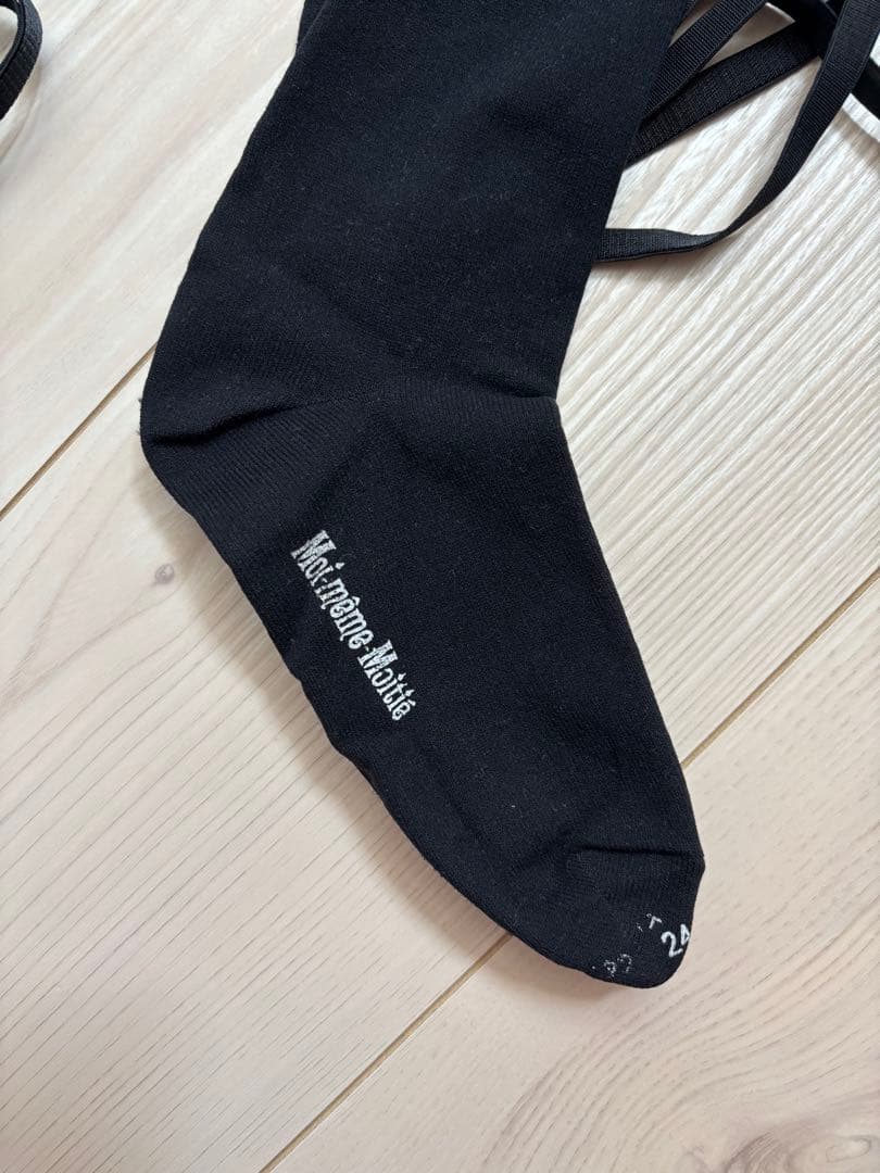 Moi-meme-Moitie 編み上げオーバーニー