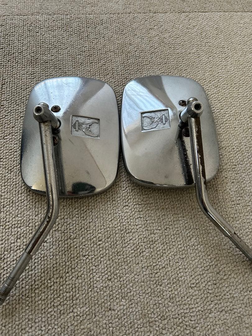 ショベルヘッド純正串刺しミラーロゴ入り超希少 エボ　ショベル　パン　ナックル