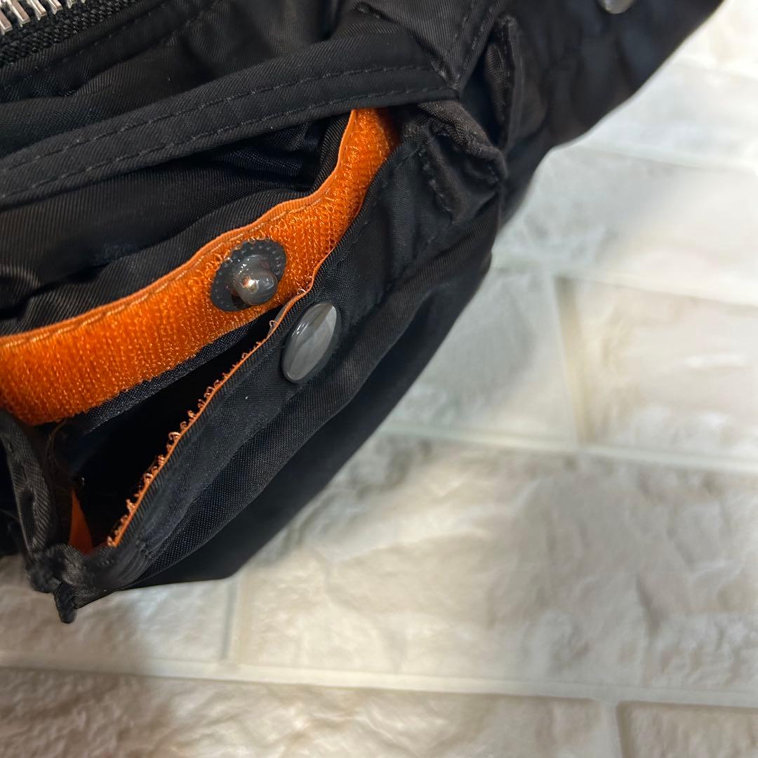 【美品】PORTER タンカー　ウエストポーチ　ボディーバッグ　ブラック