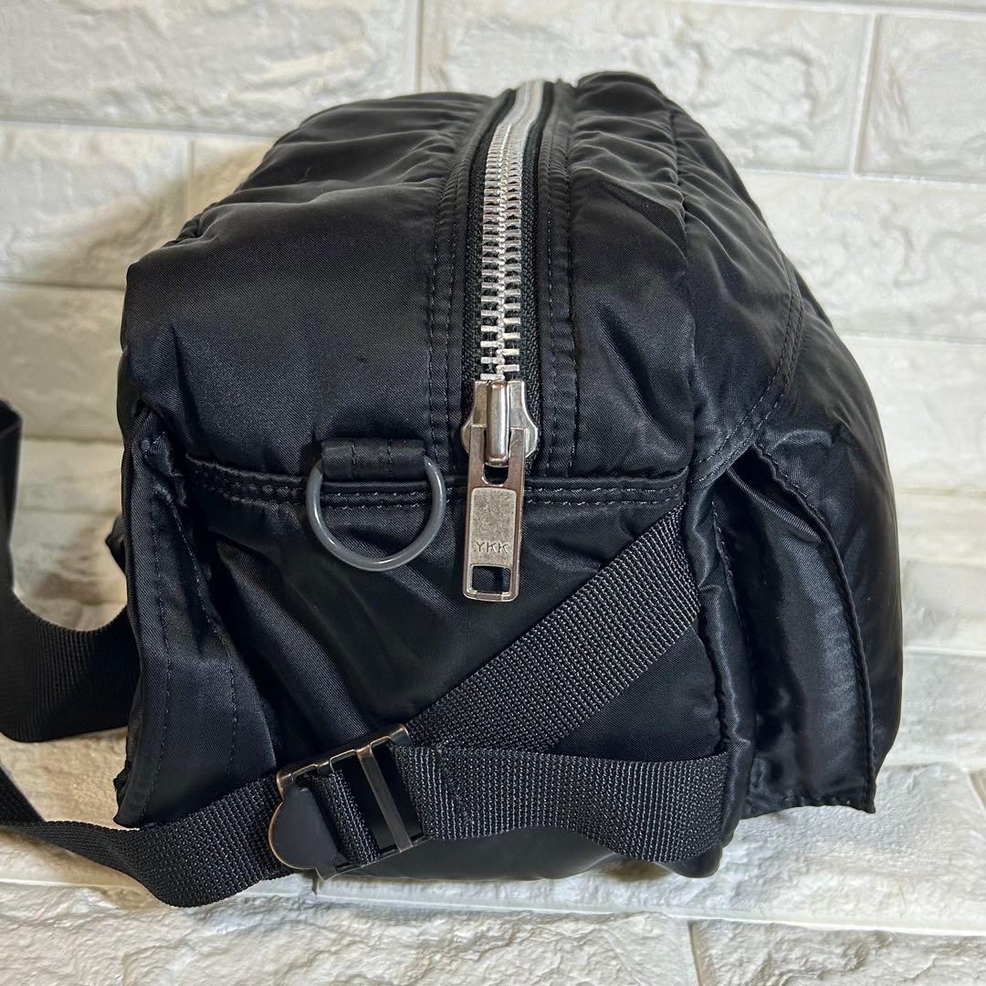 【美品】PORTER タンカー　ウエストポーチ　ボディーバッグ　ブラック