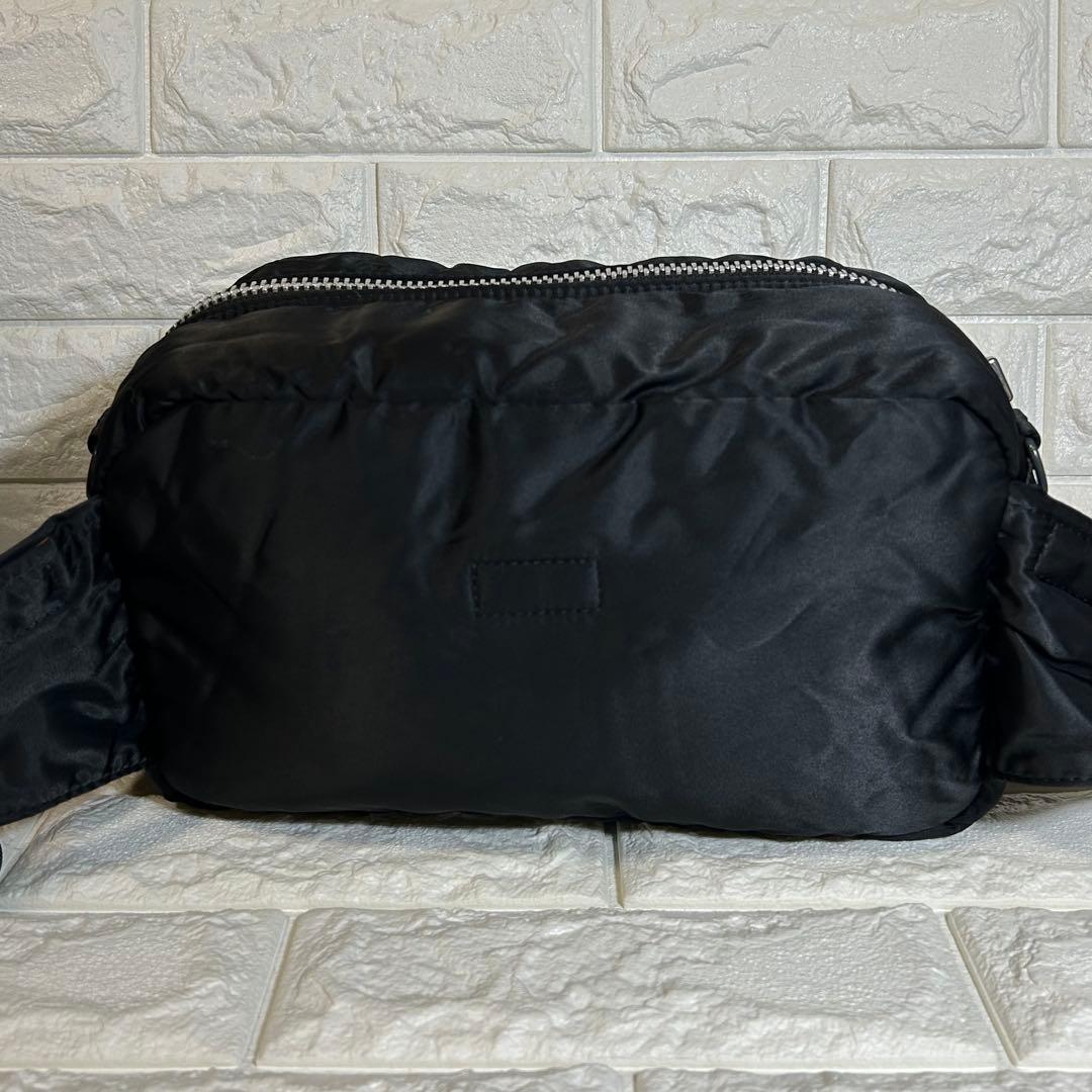 【美品】PORTER タンカー　ウエストポーチ　ボディーバッグ　ブラック