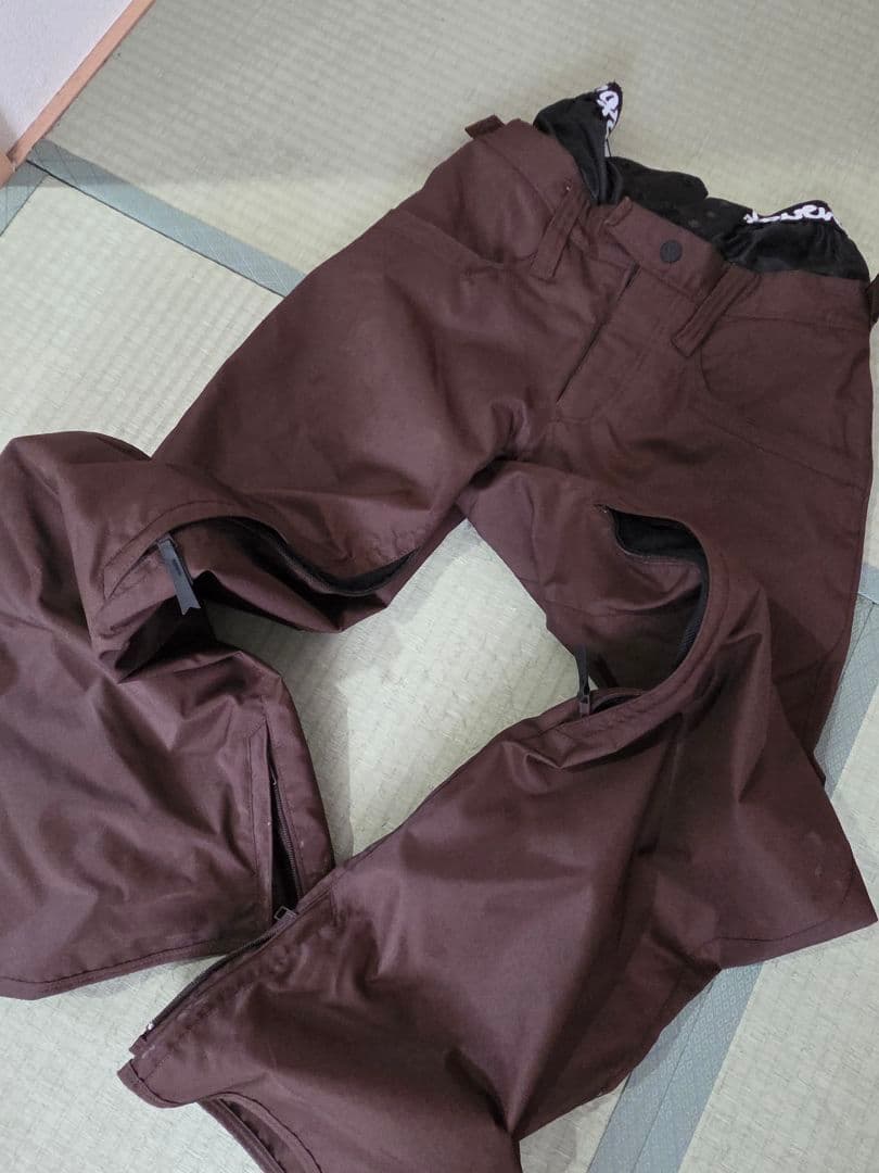 【デサント製】A-SEVEN スノボウェア上下セット L 迷彩 ヒートナビ搭載