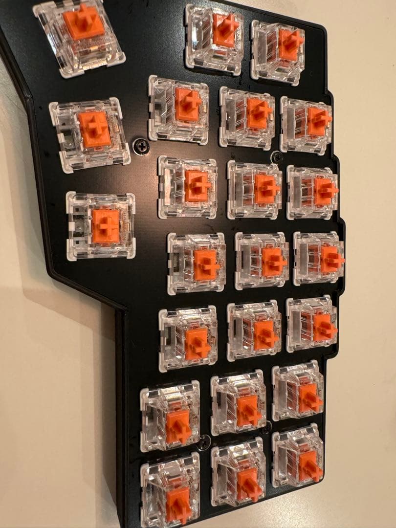 【新品】 corne v4 cherry 完成品keychron静音、ケーブル付