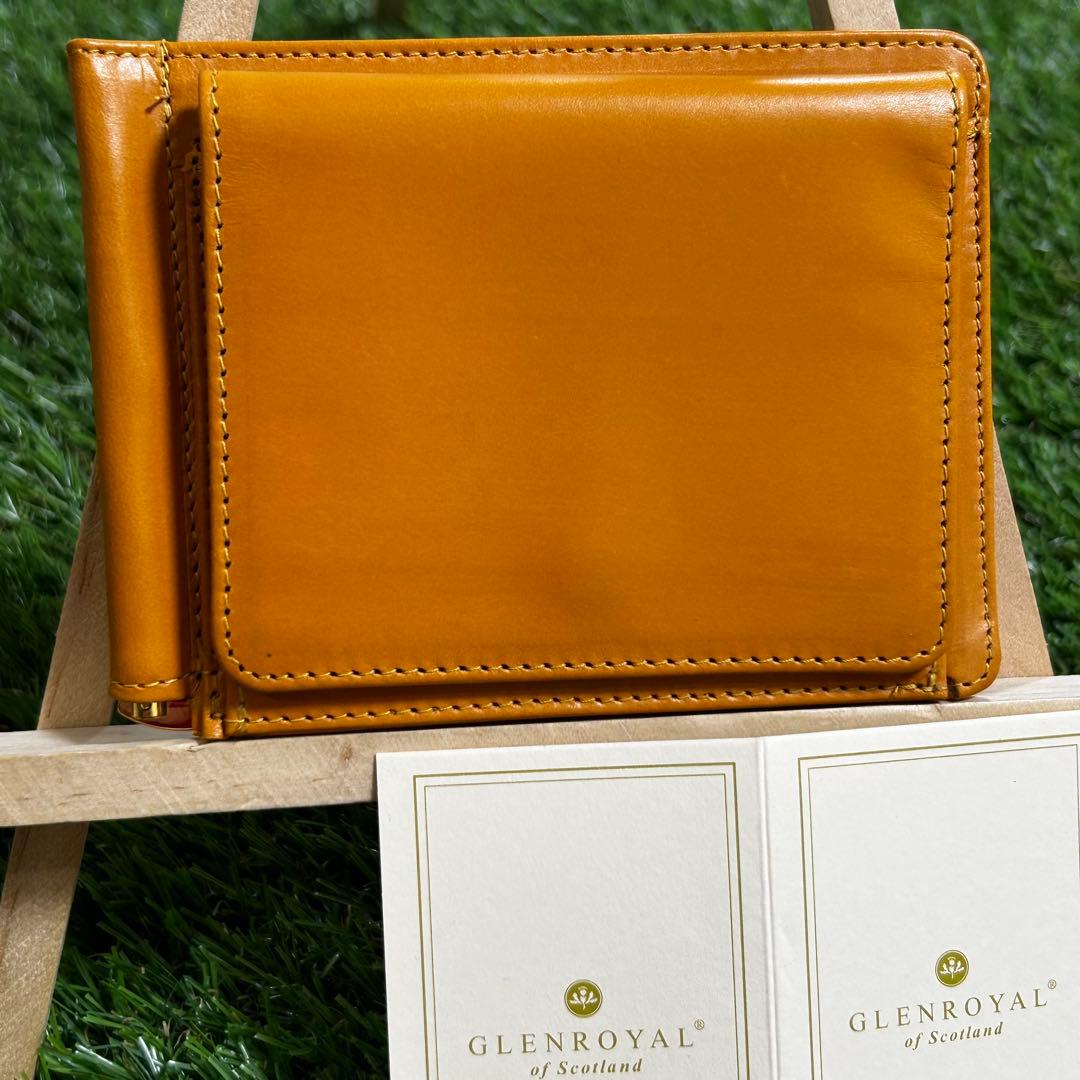 未使用 保管品 グレンロイヤル マネークリップ 財布 折り財布
